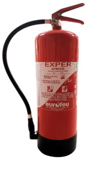 Extincteur eau+additif sans fluor